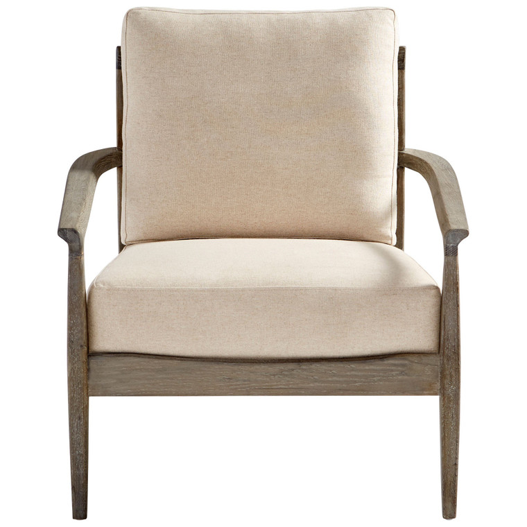 Cyan Design Astoria Chair Weathered Oak And Tan 10229