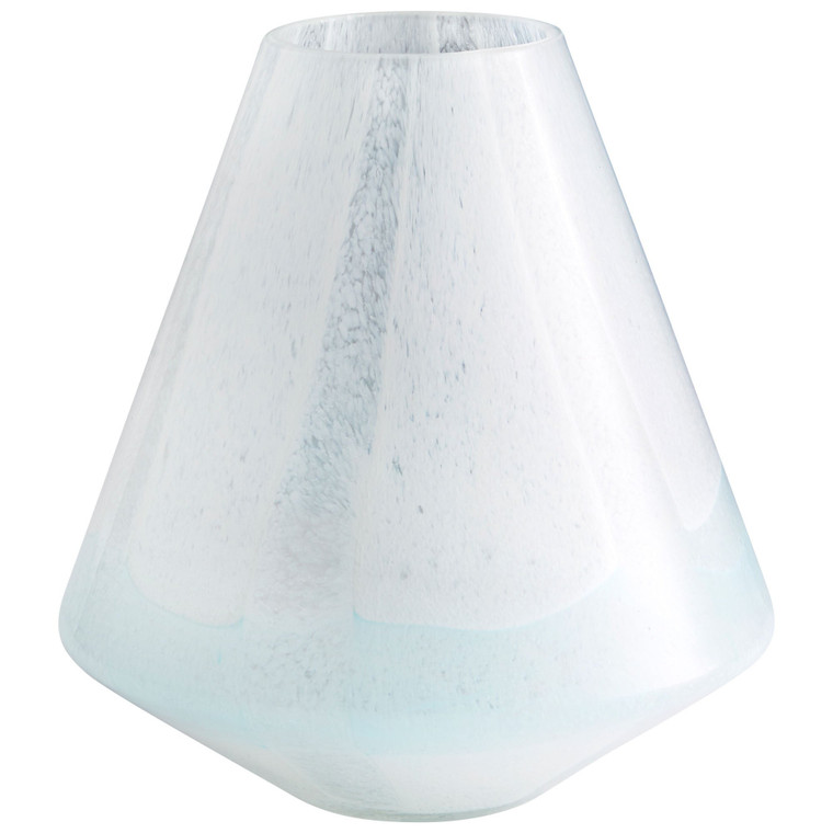 Cyan Design Backdrift Vase Sky Blue And White - Small 10289