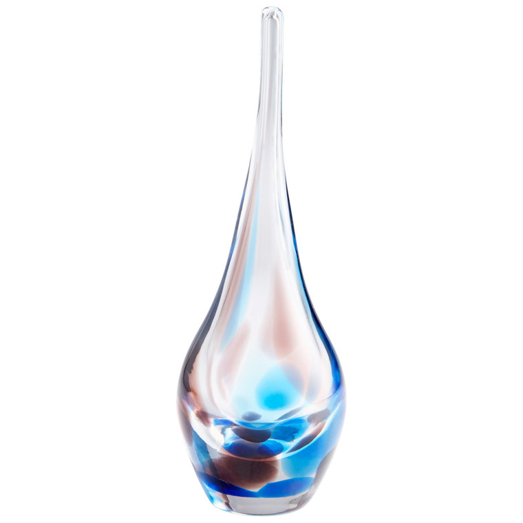 Cyan Design Pandora Vase Amber And Blue - Small 10337