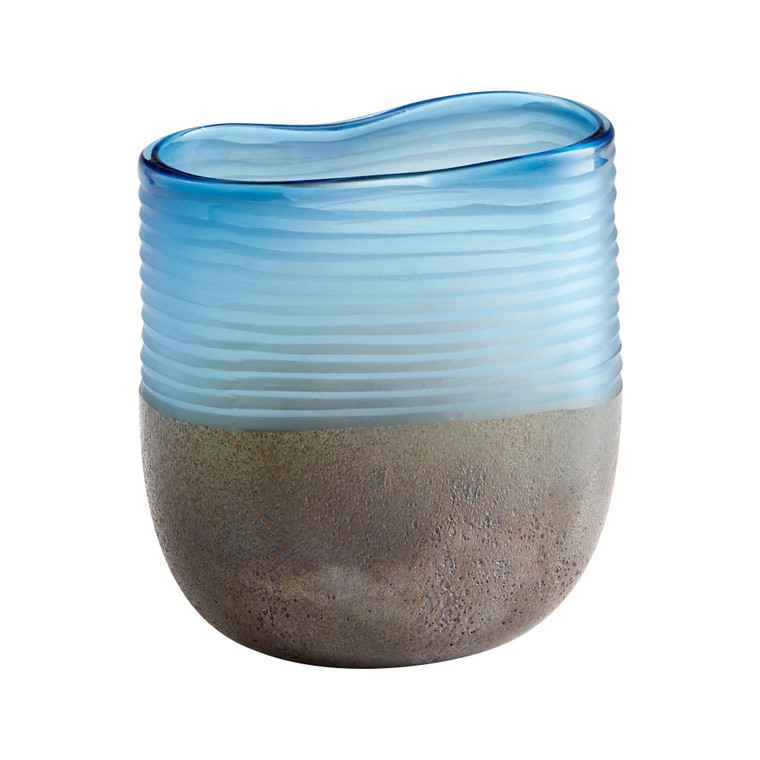 Cyan Design Europa Vase Blue And Iron Glaze - Small 10343