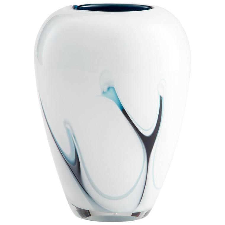 Cyan Design Deep Sky Vase Blue And White - Small 10444