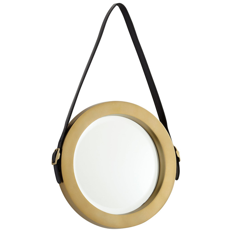 Cyan Design Round Venster Mirror Antique Brass - Small 10715