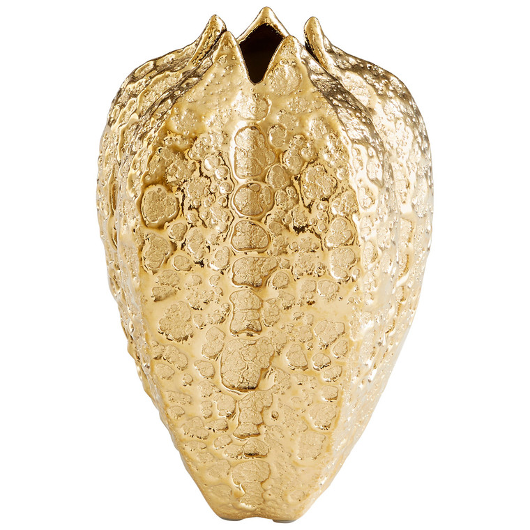 Cyan Design Pores Vase Gold - Medium 10801