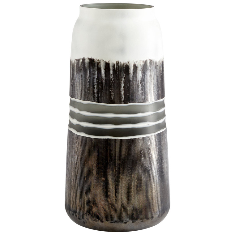 Cyan Design Borneo Vase Black And White - Small 10855