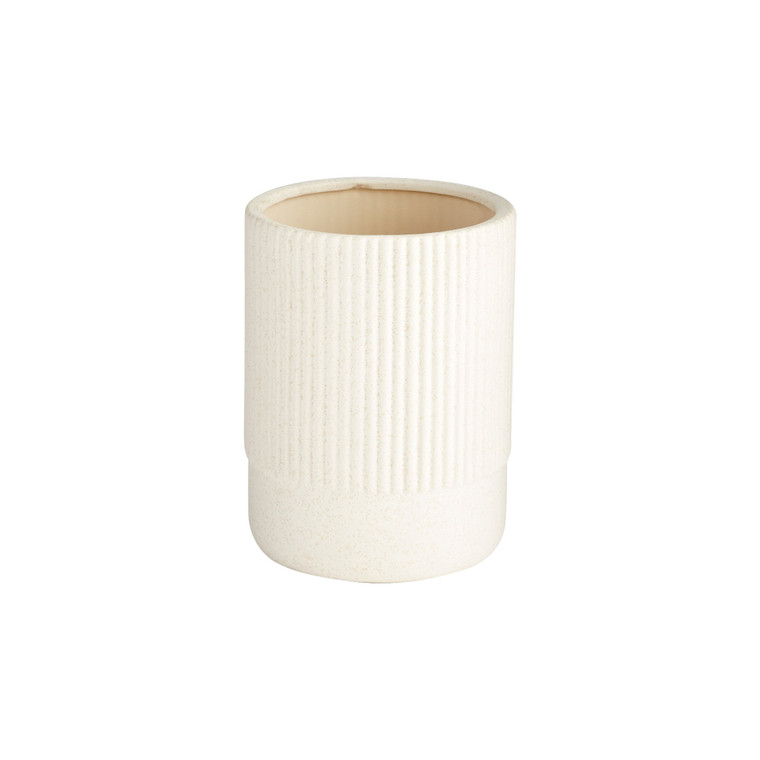 Cyan Design Harmonica Vase White - Small 11197