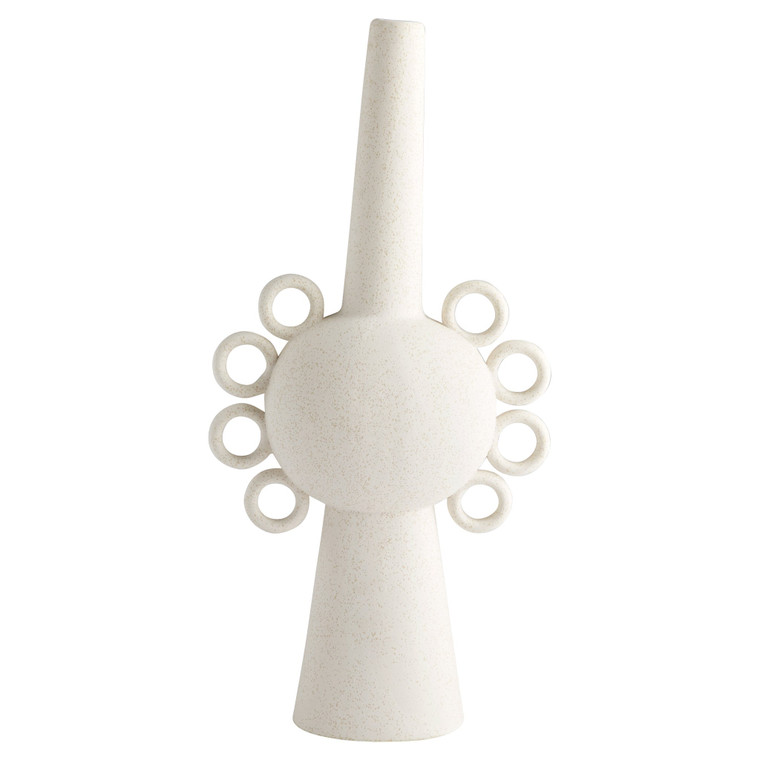 Cyan Design Ringlets Vase White - Large 11206
