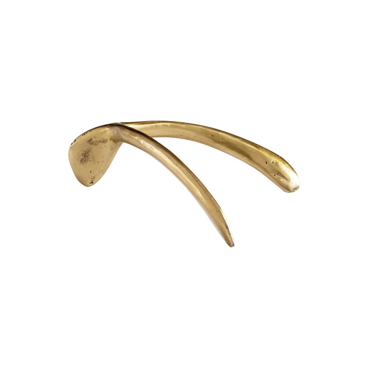 Cyan Design Wishbone Token Aged Brass 11238