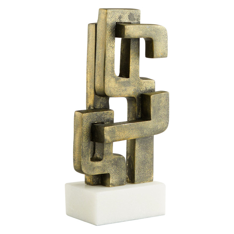 Cyan Design Segovia Sculpture|Wht|Bz 11504