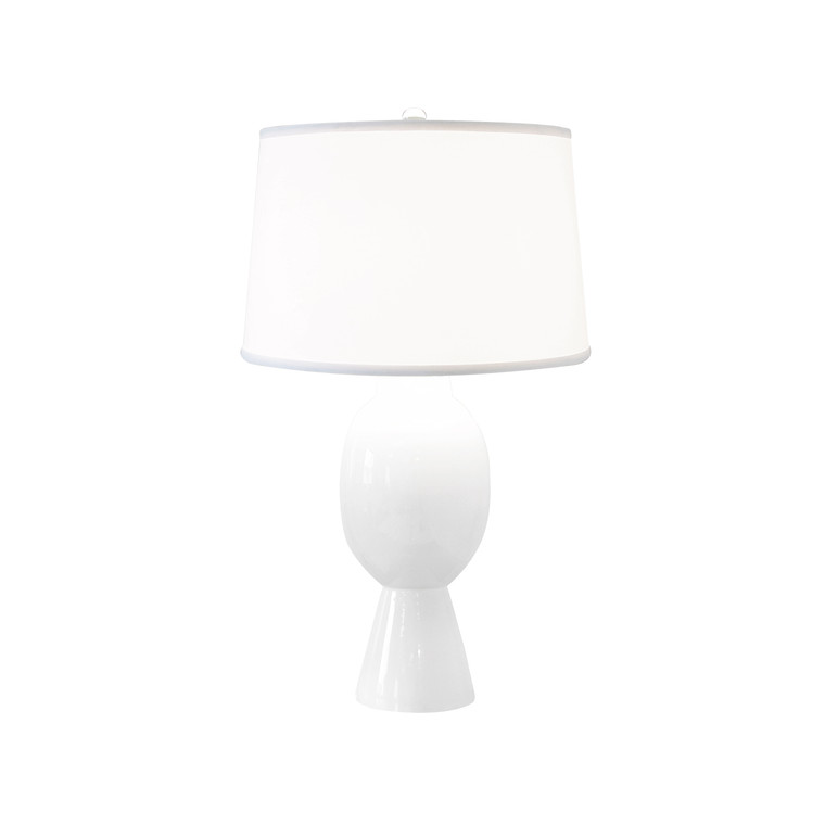 Worlds Away Dover Lamp in White DOVER WH