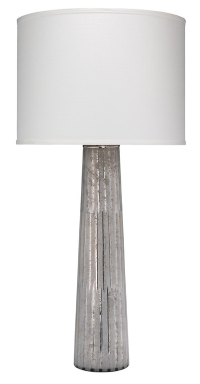 Jamie Young Striped Silver Pillar Table Lamp 1PILL-TLSS