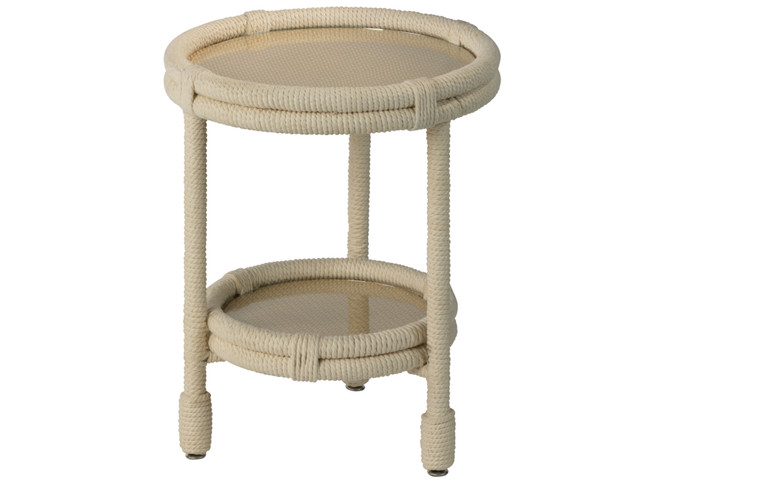 Jamie Young Delta Side Table 20DELT-STWH