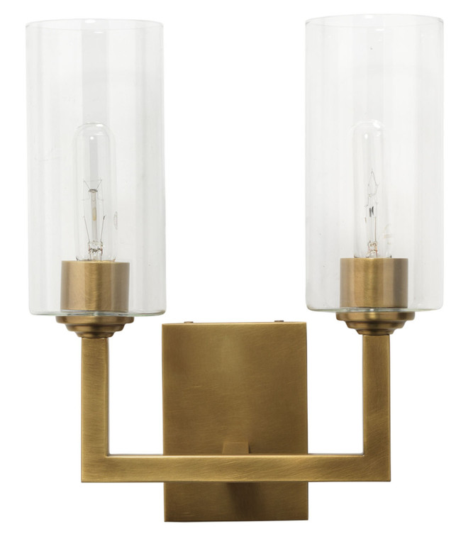 Jamie Young Linear Double Wall Sconce 4LINE-DBAB