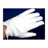 Men's Leather White Gloves