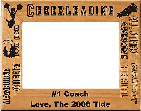 Cheerleading Picture Frame 2 Personalized