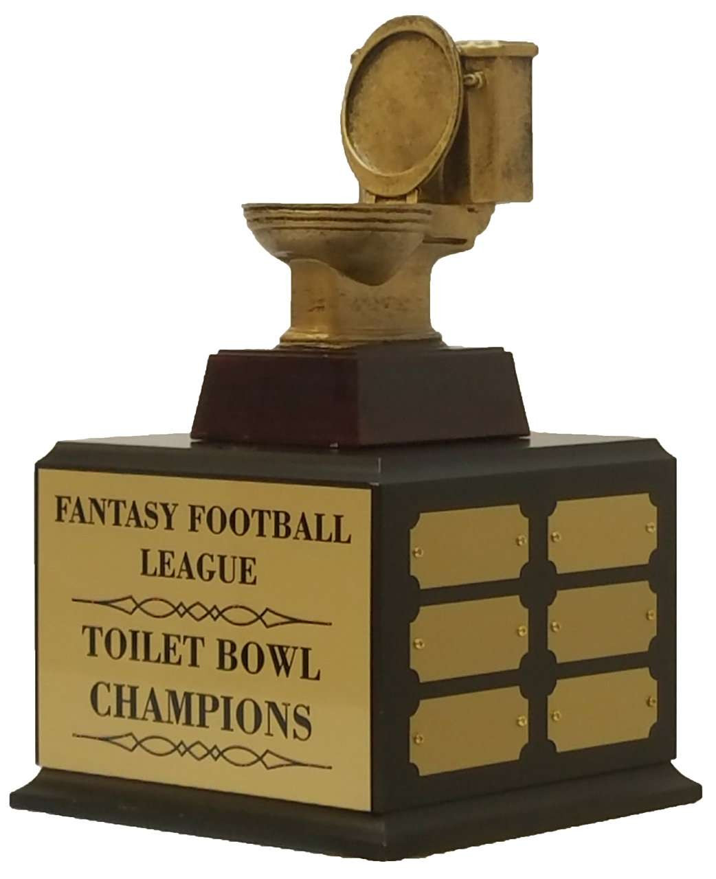 15 Perpetual Fantasy Football Trophy - Gold Cup – Fantasy Champs