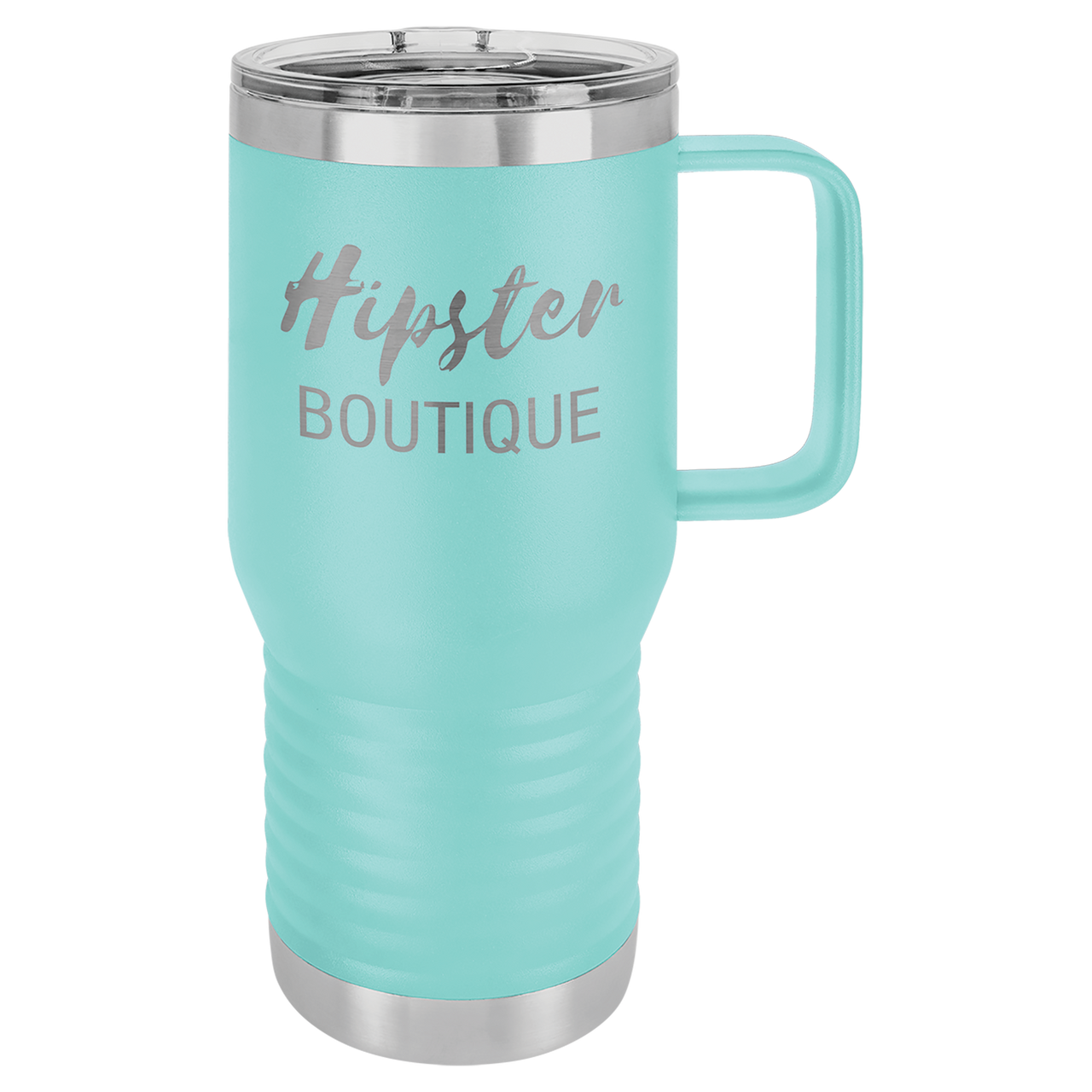 10 oz Vacuum Insulated Travel Mug with Slider Lid - Personalized