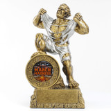 Basketball March Madness LARGE Monster Trophy | Engraved Basketball Bracket Giant Beast March Madness Award - 9.5 Inch Tall  Decade Awards
