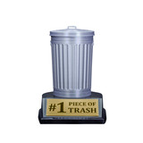 Trash Can Trophy | Engraved Last Place Trophy - 5 Inch Tall Decade Awards Trash Can Trophy | Engraved Last Place Trophy - 5 Inch Tall Decade Awards