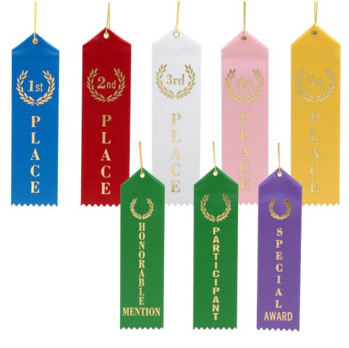 Award Ribbons - 1st - 6th Place or Honorable Mention Decade Awards