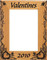 Valentine's Day Picture Frame - Personalized | Laser Engraved Wood Frame - 3 Sizes Decade Awards