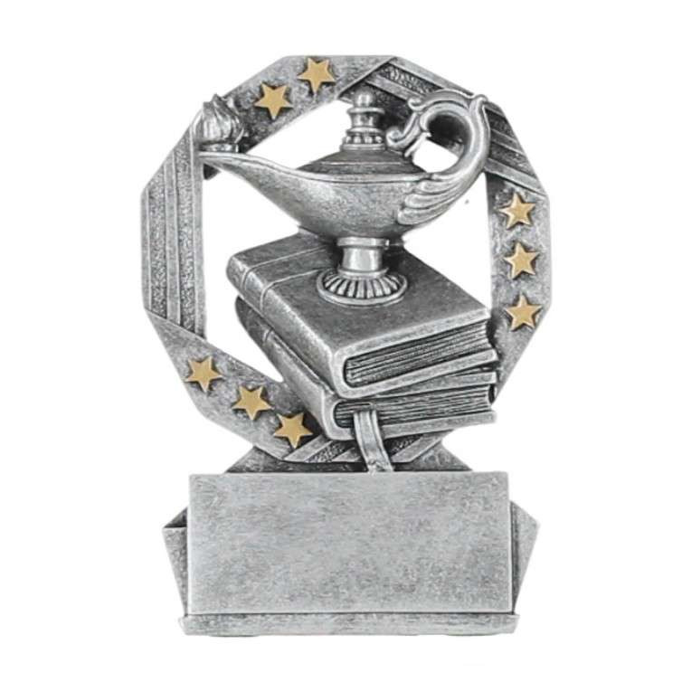 Gold Star Trophy - Free Custom Engraving | Appreciation & Academic ...