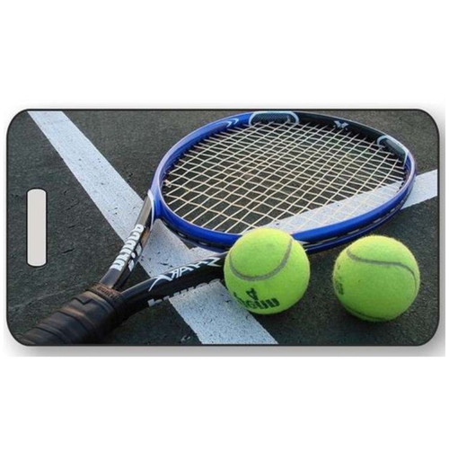 Tennis Luggage Tag | Personalized Bag Tag G02 - 2 Sizes Decade Awards