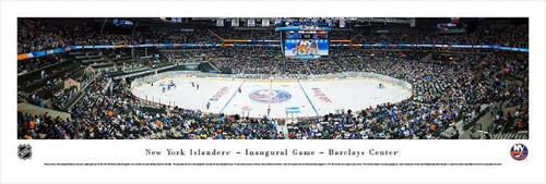 New York Islanders Panoramic Print #3 (Barclays) Decade Awards