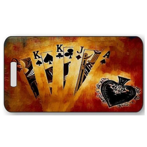 Poker Luggage Tag | Personalized Bag Tag G01 - 2 Sizes Decade Awards