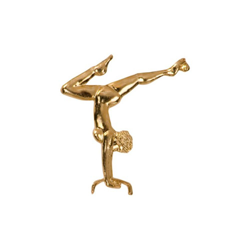 Gymnastics Lapel Pin | Letter Jacket Gymnast Chenille Pin - Female - Decade Awards