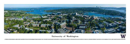 University of Washington Panoramic Print #3 (Aerial - Campus) Decade Awards