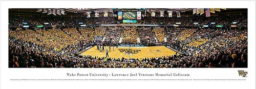 Wake Forest University Panoramic Print #2 (Basketball) Decade Awards
