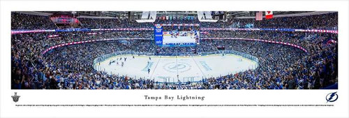 Tampa Bay Lightning Panoramic Print #3 (Center Ice) Decade Awards