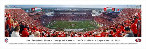 San Francisco 49ers Panoramic Print #4 (Levi's) Decade Awards
