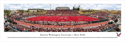 Eastern Washington University Panoramic Print #1 (50 Yard) Decade Awards