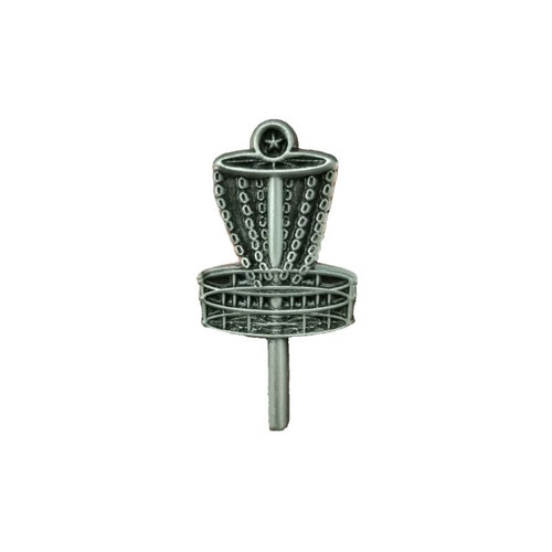 Disc Golf Lapel Pin | Letter Jacket Disc Golf Pin - 1.5" Tall