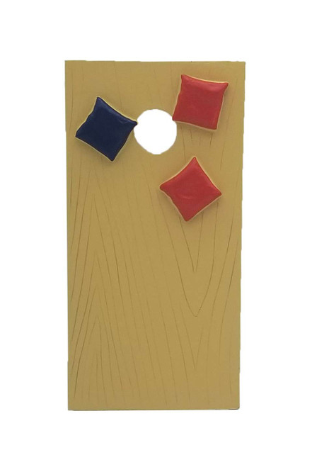 Cornhole Trophy / Engraved Bean Bag Toss Award - 7.875 Inch Tall Decade Awards