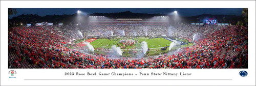 2023 Rose Bowl Game - Victory Celebration Panoramic Picture - Penn State Nittany Lions Decade Awards