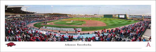 Arkansas Razorbacks Baseball Panoramic Picture - Baum-Walker Stadium at George Cole Field Decade Awards