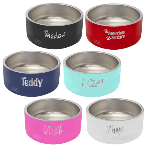 Personalized Large Dog Food Bowls - Dog Breeds