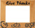 Thanksgiving "Give Thanks" Picture Frame | Laser Engraved Wood Frame - 3 Sizes Decade Awards