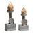 Victory Torch Trophy w/Insert | Engraved Flame of Victory Award - 9 or 12 Inch Tall Decade Awards