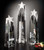 Polaris Star Tower Crystal Trophy | Engraved Star Corporate Award - 10", 12" or 14" Tall Decade Awards