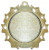 Bowling Ten Star Medal - Gold, Silver or Bronze | Engraved Bowler 10 Star Medallion | 2.25 Inch Wide Decade Awards