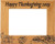 Thanksgiving Picture Frame | Happy Thanksgiving Frame | Laser Engraved Wood Frame - 3 Sizes Decade Awards