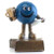 Bowling Lil' Buddy Trophy | Engraved Smiling Bowling League Award - 4 Inch Tall Decade Awards