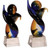 Art Glass Trophy - Twisted Body | Engraved Artistic Corporate Award - 7.75" & 9" Decade Awards