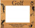 Golf Picture Frame - Female / Personalized | Laser Engraved Wood Frame - 3 Sizes Decade Awards