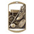 Track and Field Dog Tag Medal with Ribbon – Gold Silver or Bronze, free custom engraving for athletes and coaches by Decade Awards