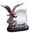 Eagle on Rock Story Glass Award | Striking Eagle Hero Award - 9.5 Inch Tall Decade Awards