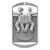 Cheer and Spirit Dog Tag Medal with Ribbon – Gold Silver or Bronze, free custom engraving for martial arts award for karate taekwondo jiu jitsu and MMA by Decade Awards
